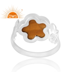 Anillo de piedras preciosas amarillas de ojo de tigre Natural de Plata de Ley 925 más vendido, joyería personalizada para mujer, regalo para ella - Product Image 2