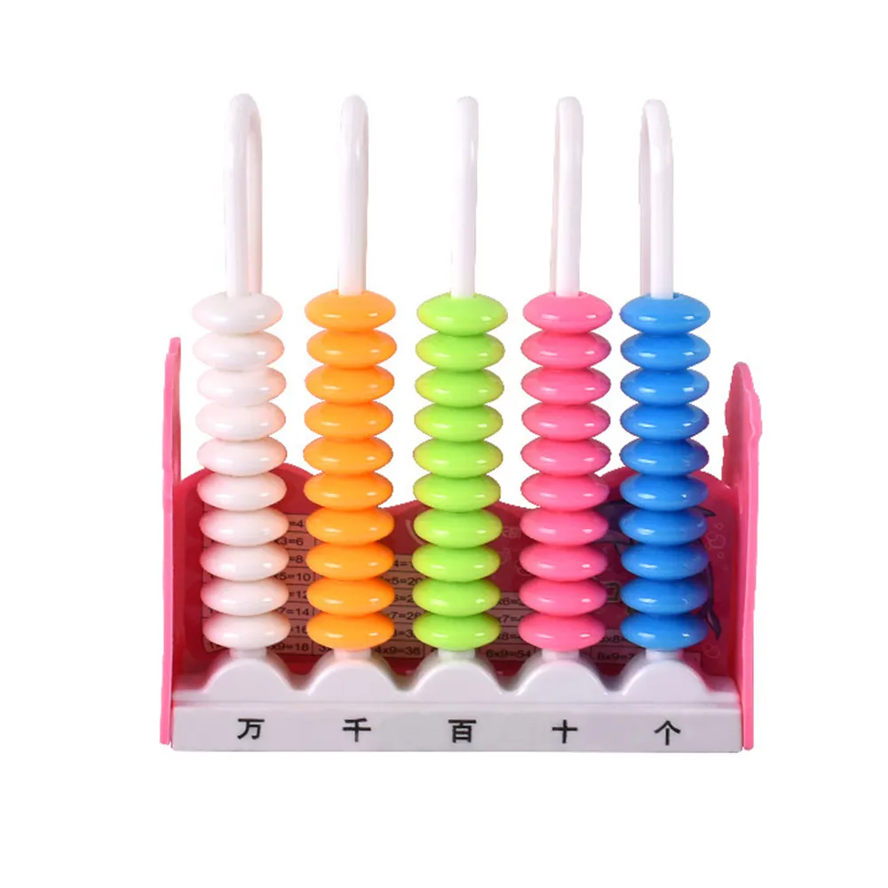 Tiankai TK-1001 dolphin abacus 5-row 3 colors beads mathematics learning toy for kids educational tool