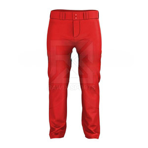 Pantalones de Béisbol al por Mayor para Hombre, Personalizados, 100% Poliéster, Ropa Deportiva Transpirable, Diseño Económico - Product Image 1