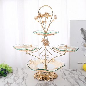 Bandeja de Servir Metálica Ecológica, Duradera y de Grado Alimenticio, Elegante Soporte para Servir, para Uso en el Hogar, Celebraciones y Eventos Especiales - Product Image 1