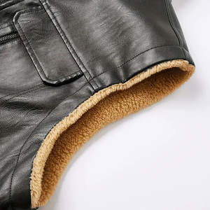 Chaleco de Cuero para Hombre, Estilo Personalizado, Chaleco Sin Mangas de Cuero Suave, Ajuste Cómodo para Atuendos Diarios - Product Image 4