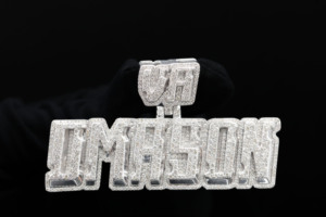 Exclusivo Colgante de Acero Inoxidable con Diamantes de Imitación Estilo Hip Hop para Unisex - Product Image 3