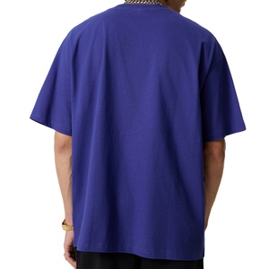 Meilleure vente T-Shirt de haute qualité T-shirt uni à logo personnalisé Vente en gros T-shirt ample de couleur unie Streetwear pour hommes - Product Image 3