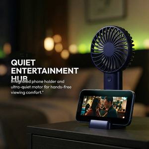 <strong>2026</strong> Summer Handheld Pocket Air Cooler Fan High Quality Plastic USB Power <strong>for</strong> Outdoor Hotel RV Use Gifts - Product Image 6