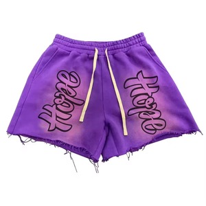 กางเกงขาสั้นตาข่ายวินเทจสำหรับผู้ชายพิมพ์ลายแบบกำหนดเองกางเกงขาสั้นผู้ชายขนาดใหญ่สไตล์พังก์สำหรับใส่ได้ทั้งชายและหญิงฤดูร้อน - Product Image 1