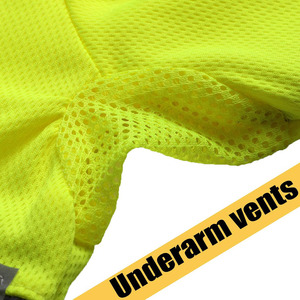 Venta al por mayor de alta visibilidad reflectante de seguridad vial camiseta de los hombres personalizado impreso Hi Vis Viz naranja de manga larga ropa de trabajo Polo - Product Image 6