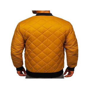 Chaqueta Bomber de satén de estilo de alta calidad para hombre, chaqueta Bomber acolchada de satén para hombre, chaqueta para hombre - Product Image 5