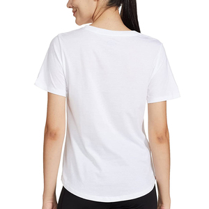 Nuevas camisetas elegantes para mujer, ropa informal de algodón y poliéster, camiseta transpirable para mujer a la venta, precio competitivo con personalizada - Product Image 2