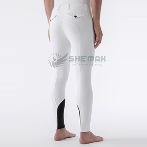 Pantalones versátiles para montar a caballo para hombre, pantalones ajustados con diseño elástico de cuatro vías que absorbe la humedad para mayor comodidad y flexibilidad - Product Image 2