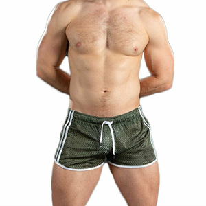 Nouvelle vente chaude hommes maille sport entraînement musculation été Shorts entraînement Fitness GYM court pour hommes - Product Image 1