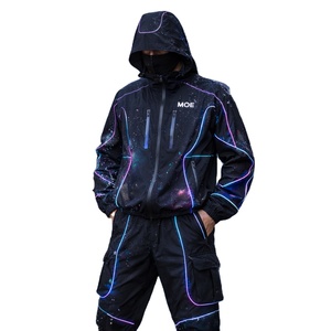 เสื้อแจ็คเก็ตกันลมกันน้ำสำหรับผู้ชาย แบบเทอร์โมโครมิก เปลี่ยนสีได้เมื่อโดนความร้อนและน้ำ ผลิตตามสั่ง - Product Image 2