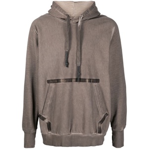 Sweat-shirt à capuche oversize pour homme, effet délavé, uni, sport, coton respirant, séchage rapide, 100% coton - Product Image 2