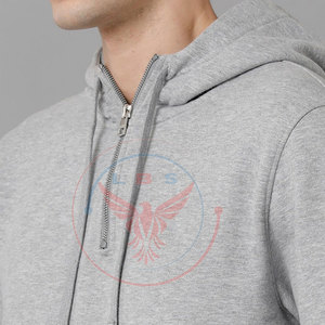 Winter <b>Men's</b> <b>Half</b>-<b>Zip</b> Hoodies Solid Color Customized Logo Eco-Friendly <b>Fleece</b> Fashion Clothing - Product Image 6