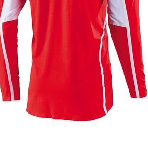 เสื้อเจอร์ซีย์มอเตอร์ไซค์แขนยาวสีแดง แห้งเร็ว ระบายอากาศได้ดี เสื้อแข่ง BMX โมโตครอส เสื้อกีฬาสำหรับผู้ใหญ่ สกรีนโลโก้ได้ - Product Image 3