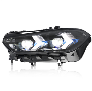 Cụm đèn pha <span class=keywords><strong>LED</strong></span> BMW X5 G05 2019-2020, lắp lại, tích hợp đèn chạy ban ngày DRL, đèn pha chính hãng OEM - Product Image 2