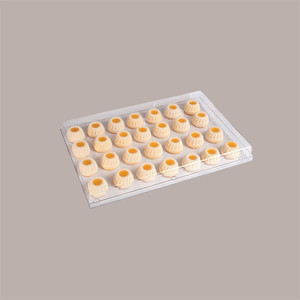 Total IGloo Plateau de présentation transparent et jeu de couvercles 60x40H5, 5 cm pour rangement - Product Image 1