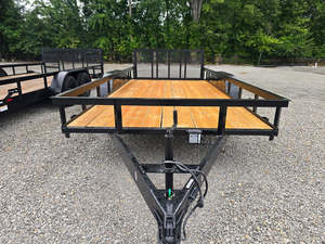 Remorque agricole à grain de bois, remorque utilitaire avec barrières latérales en maille, chariot de transport de marchandises - Product Image 6
