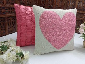 Cojín decorativo con cuentas, funda de almohada con diseño elegante para sala de estar, dormitorio, oficina e interiores del hogar - Product Image 3