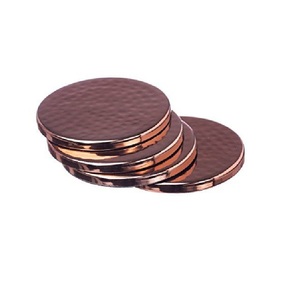 Sous-verre rond en laiton de haute qualité pour table à thé, avec finition en laiton antique poli, taille personnalisée, prix bas avec vente - Product Image 1