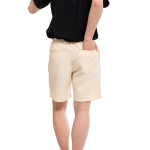 Pantalones cortos de malla de lino y poliéster 100% ODM/OEM para hombre al por mayor, pantalones cortos Cargo formales de cintura media con estampado personalizado, hechos en Vietnam - Product Image 2