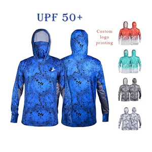 Camisetas de Natación con Protección Solar UV y Estampado por Sublimación al por Mayor de Fábrica, Camisetas de Pesca de Manga Larga, Ropa de Pesca de Secado Rápido Personalizada - Product Image 5