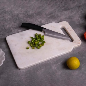 Tabla de cortar de mármol de calidad superior, losa de corte de cocina elegante, diseño de piedra elegante para Cocinar en casa y preparar alimentos - Product Image 4