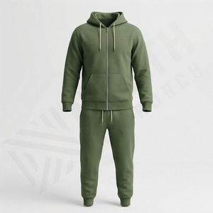 Conjunto Deportivo Informal con Capucha Personalizado para Hombre, de Alta Calidad, 100% Algodón, Ligero, Transpirable, Estilo Pullover - Product Image 1