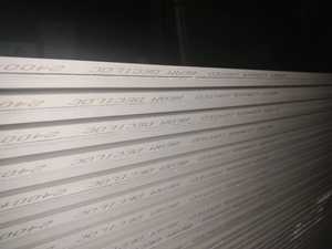 Venta directa moderno tablero de pared de yeso de 2400mm x 1200mm no combustible 1200X2400mm núcleo yeso característica común yeso - Product Image 4