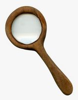 Loupe en bois décorative, idéale pour le bureau, la bibliothèque, la salle d'étude, aide à la lecture, usage quotidien, décoration de la maison, cadeau