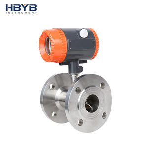 産業用LCDディスプレイRS485 Modbusバイオディーゼル白色コンプレッサー切削油タービン流量計（フランジ接続付き） - Product Image 3