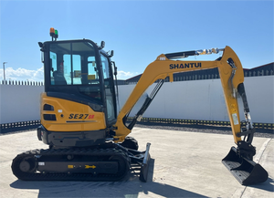 Mini-excavatrice sur chenilles SHANTUI de 2,8 tonnes avec moteur Yanmar, boîte de vitesses haute efficacité et composants PLC SE27SR - Product Image 4