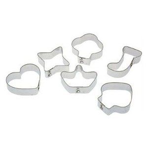 Pedrini 6-Pcs Assorted 0176 <b>Cookie</b> Cutters <b>Cookie</b> <b>Tools</b> for Creative Baking - Product Image 1