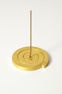 Porte-encens en métal doré élégant avec support d'aromathérapie élégant au design minimaliste pour bureau à domicile support d'encens de qualité supérieure - Product Image 6