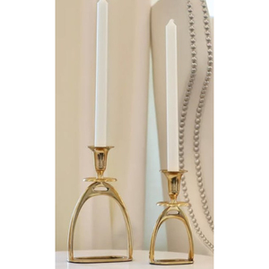 Elegant Gold Finish Floral Taper Candle <b>Holders</b> Set Of 2 Handmade Metal <b>Candlestick</b> Stand For Home Wedding Tabletop <b>Candlestick</b> - Product Image 5