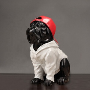 Escultura <span class=keywords><strong>de</strong></span> Bulldog Francés en fibra <span class=keywords><strong>de</strong></span> vidrio, artículo popular en línea - Product Image 3