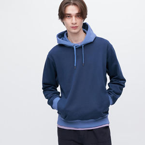 Venta al por mayor de alta calidad Unisex algodón orgánico pulóver Sudadera con capucha de los hombres Terry secado rápido transpirable liso Sudadera con capucha de los hombres - Product Image 1