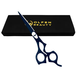 Vente en gros de ciseaux de coiffeur ensemble de ciseaux de coiffure ciseaux de coupe de cheveux enduits de poudre noire - Product Image 1