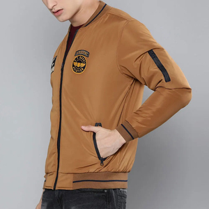 Blousons bombardiers coupe ajustée à manches longues tenue décontracté de qualité supérieure disponibles en ligne blousons bombardiers à logo personnalisé imprimé - Product Image 2