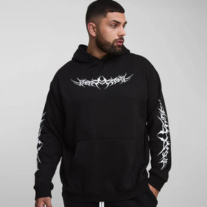 Sudaderas con Capucha de Algodón Grueso y Suave, Estilo Urbano, Estampadas para Invierno, Servicio OEM/ODM, Sudaderas con Capucha Estampadas Extra Grandes de Alto Rendimiento - Product Image 1