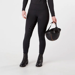 New Fashionable High Waisted <b>Black</b> Western Horse <b>Leggings</b> Customized Eco Friendly Equestrian Clothing <b>Women</b> Compression Pants - Product Image 6