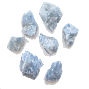 Piedra preciosa sin pulir de calcita azul, piedra de cristal curativo Reiki Natural Para mayoristas, herramienta tallada para practicantes de ágata Feng Shui - Product Image 3