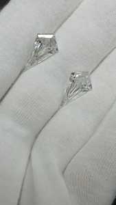 Forma de cometa certificada Diamante cultivado en laboratorio CVD HPHT VVS VS E F personalizable para anillos Colgantes Forma de cometa - Product Image 3