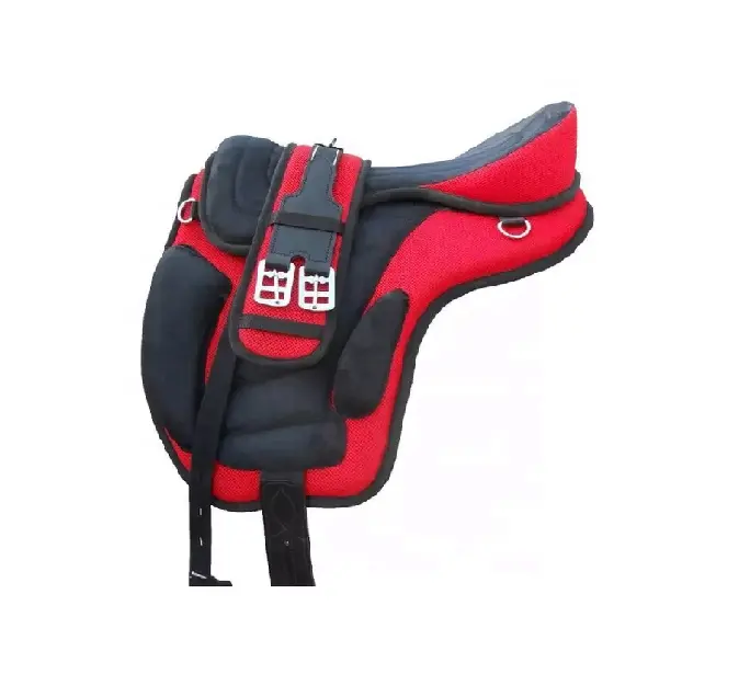 Barato Freemax Synthetic Horse Saddle Com Flexibilidade Inglês horse racing produtos da Índia