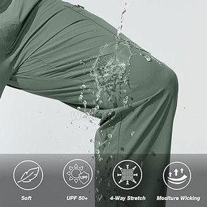 Pantalones de senderismo elegantes para hombre, material ligero y transpirable, diseño cómodo, perfectos para senderismo, caminatas, viajes y uso diario. - Product Image 5