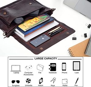 Meilleur fabricant de sacs légers unisexes pour ordinateur portable de qualité en cuir véritable avec sangles réglables fermeture à glissière personnalisable imprimé - Product Image 3