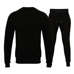 O Neck Mens Fleece Tracksuit Jogging Set Drawstring Oversized Trouser Sweatsuit - Product Image 3