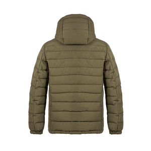 Blouson matelassé décontracté pour homme de haute qualité du fabricant OEM, à manches longues, col montant, streetwear d'hiver, séchage rapide à l'avant - Product Image 3