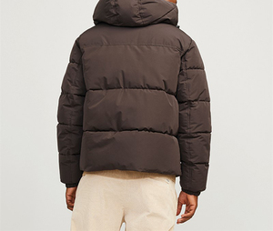 Chaqueta de Invierno Personalizada OEM para Hombre, Chaqueta Bomber de Alta Calidad, Chaqueta Acolchada con Capucha para Unisex - Product Image 6