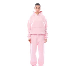 ชุดวอร์มผู้หญิงแบบหนา ระบายอากาศได้ดี มีฮู้ด พิมพ์ลาย ขนาดใหญ่พิเศษ สำหรับฤดูหนาว แบบกลับด้านได้ กันลม รับสกรีนโลโก้ตามสั่ง ขายส่ง - Product Image 4