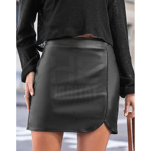 Minifaldas de Cuero Genuino para Mujer, MOQ Bajo, Tela Ligera, Diseño Moderno, Adecuadas para Uso Casual - Product Image 2